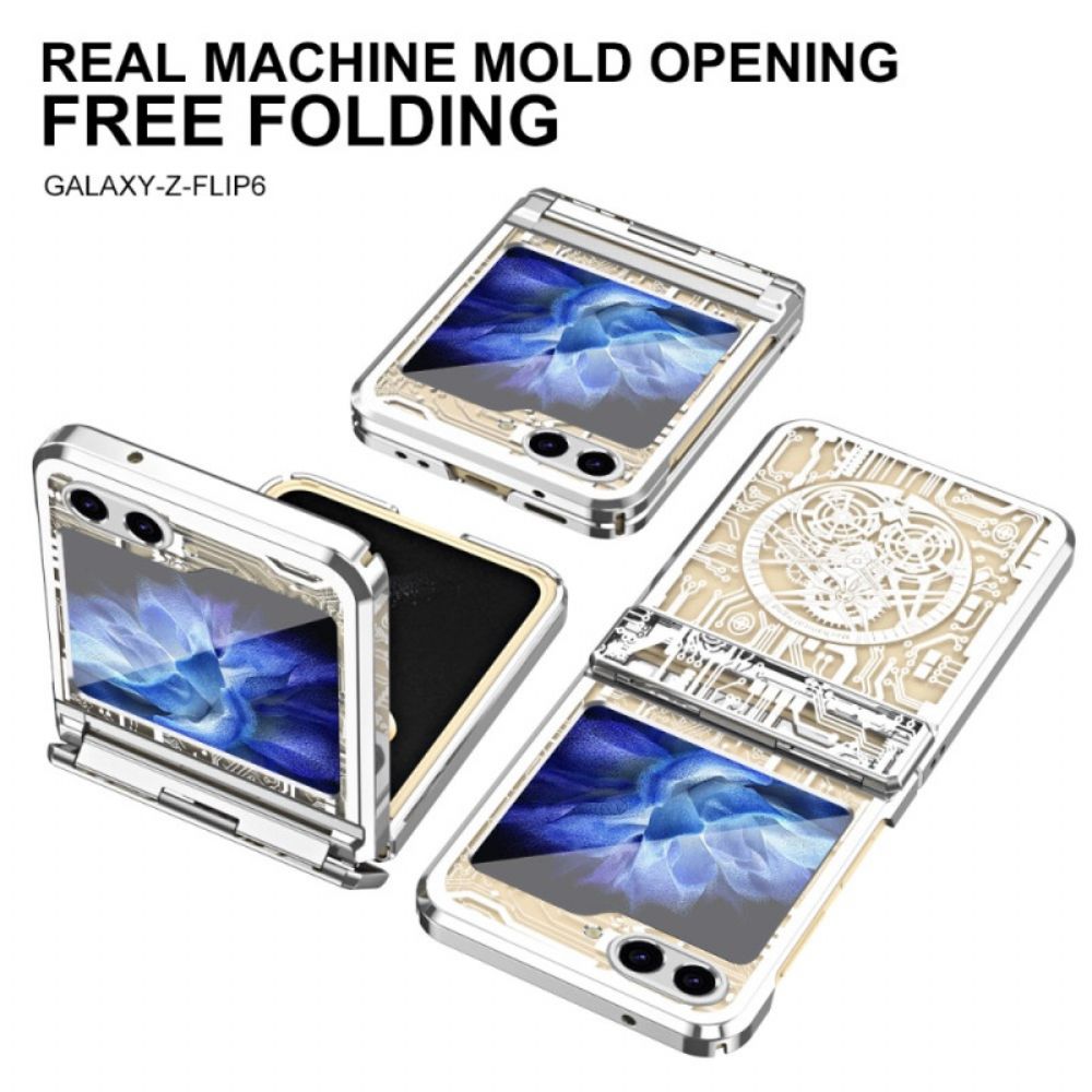 Hoesje Samsung Galaxy Z Flip 6 Mechanische Legenda-serie Bescherming Hoesje