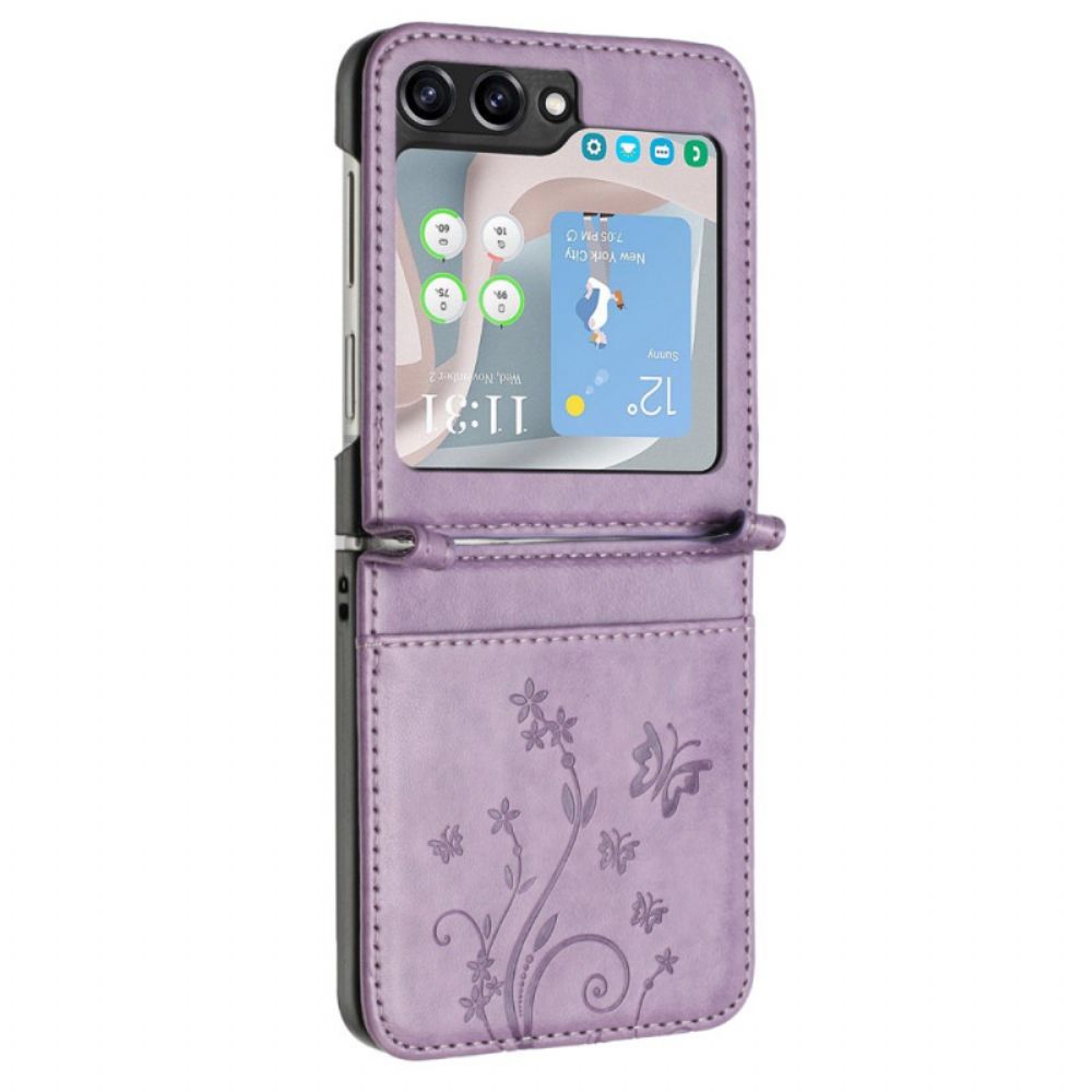 Hoesje Samsung Galaxy Z Flip 6 Vlinders En Bloemen