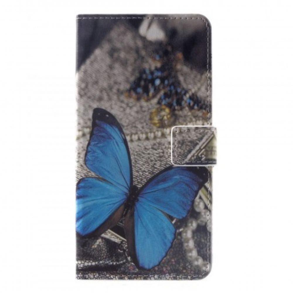 Folio-hoesje voor Huawei Mate 20 Pro Blauwe Vlinder