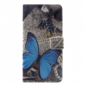 Folio-hoesje voor Huawei Mate 20 Pro Blauwe Vlinder