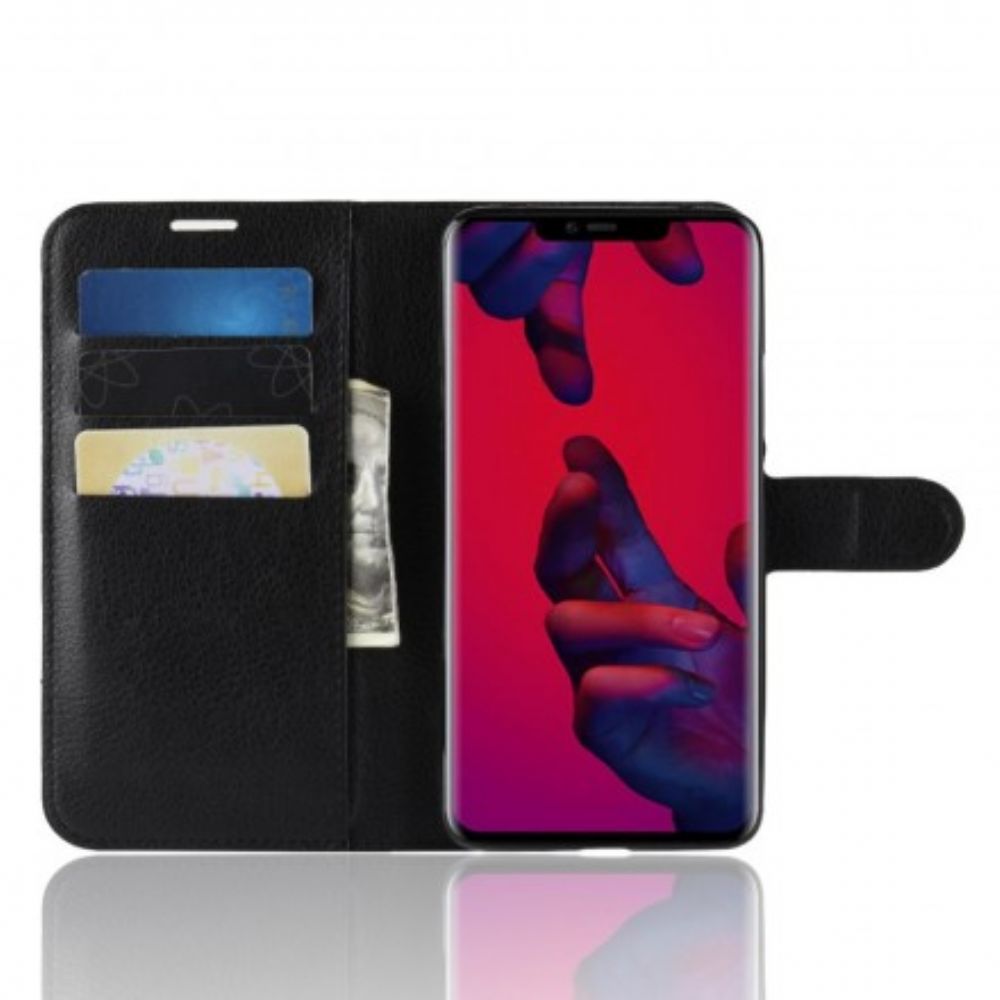 Folio-hoesje voor Huawei Mate 20 Pro Klassiek