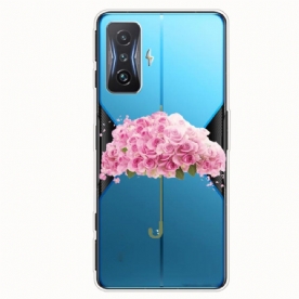 Hoesje voor Poco F4 GT Bloemen Paraplu