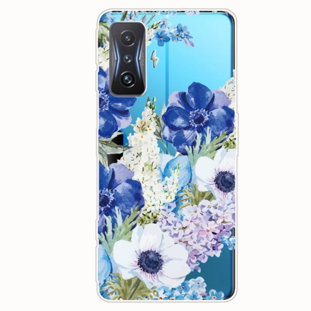 Hoesje voor Poco F4 GT Transparante Bloemen