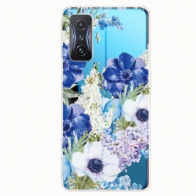 Hoesje voor Poco F4 GT Transparante Bloemen