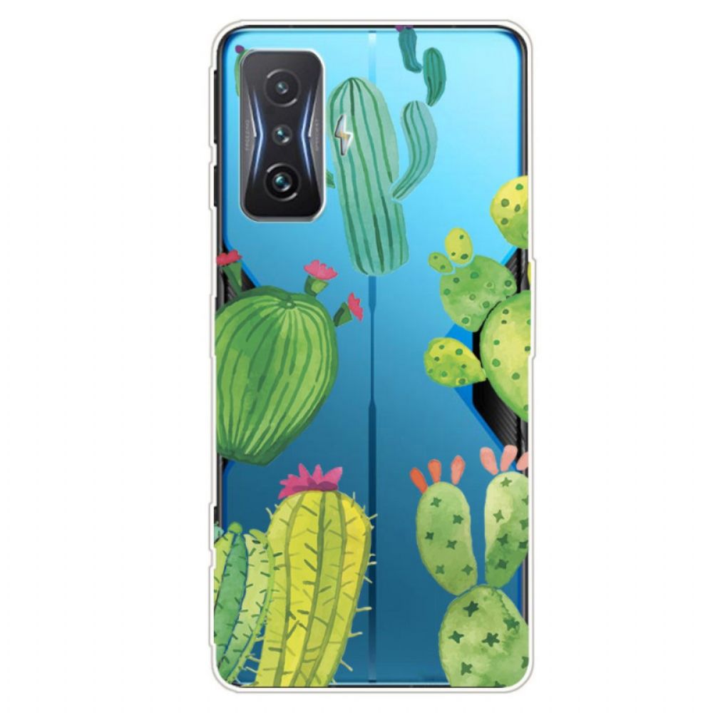 Hoesje voor Poco F4 GT Transparante Cactus