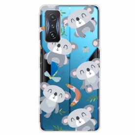 Hoesje voor Poco F4 GT Transparante Koala's