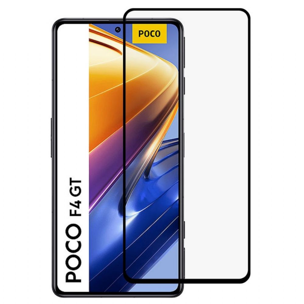 Poco F4 Gt Screenprotector Van Gehard Glas Met Zwarte Rand