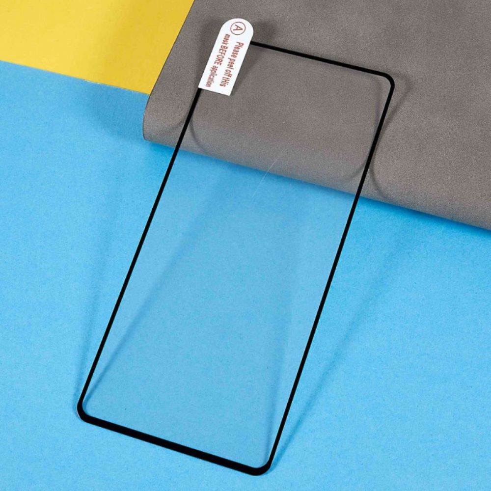 Poco F4 Gt Screenprotector Van Gehard Glas Met Zwarte Rand