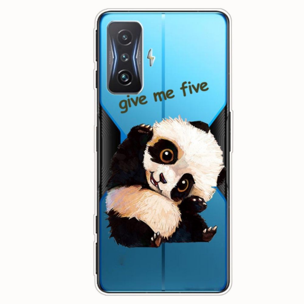 Telefoonhoesje voor Poco F4 GT Panda Geef Me Vijf