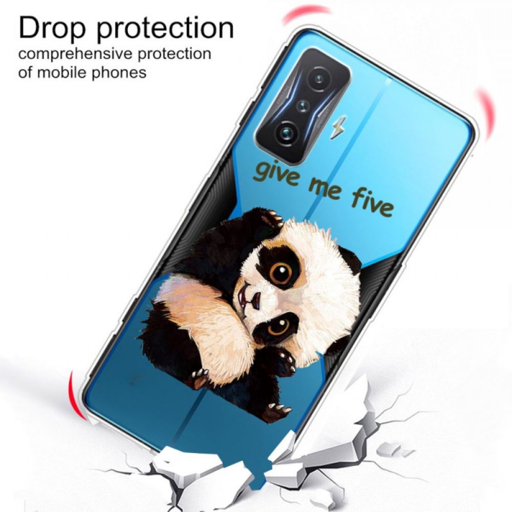 Telefoonhoesje voor Poco F4 GT Panda Geef Me Vijf