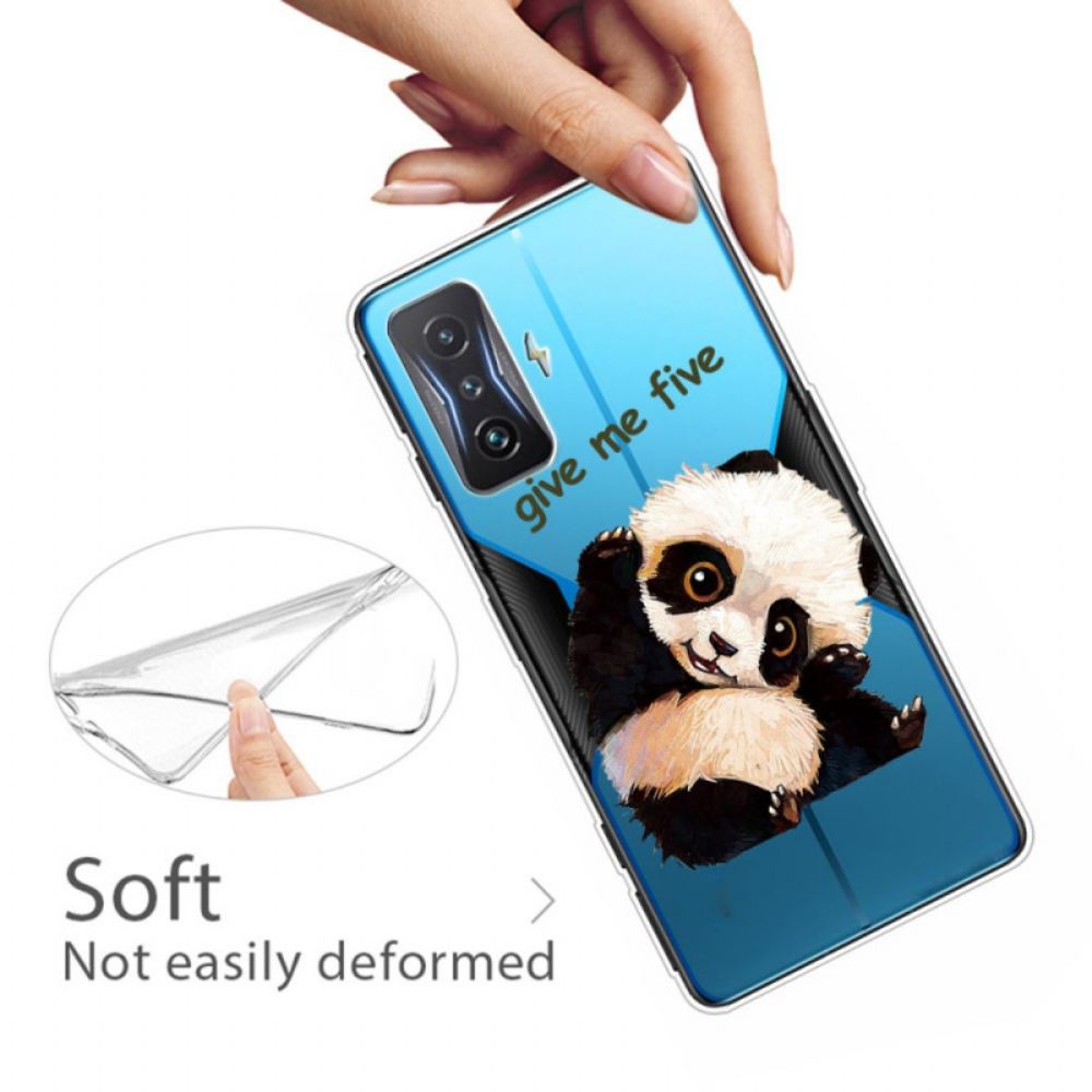 Telefoonhoesje voor Poco F4 GT Panda Geef Me Vijf