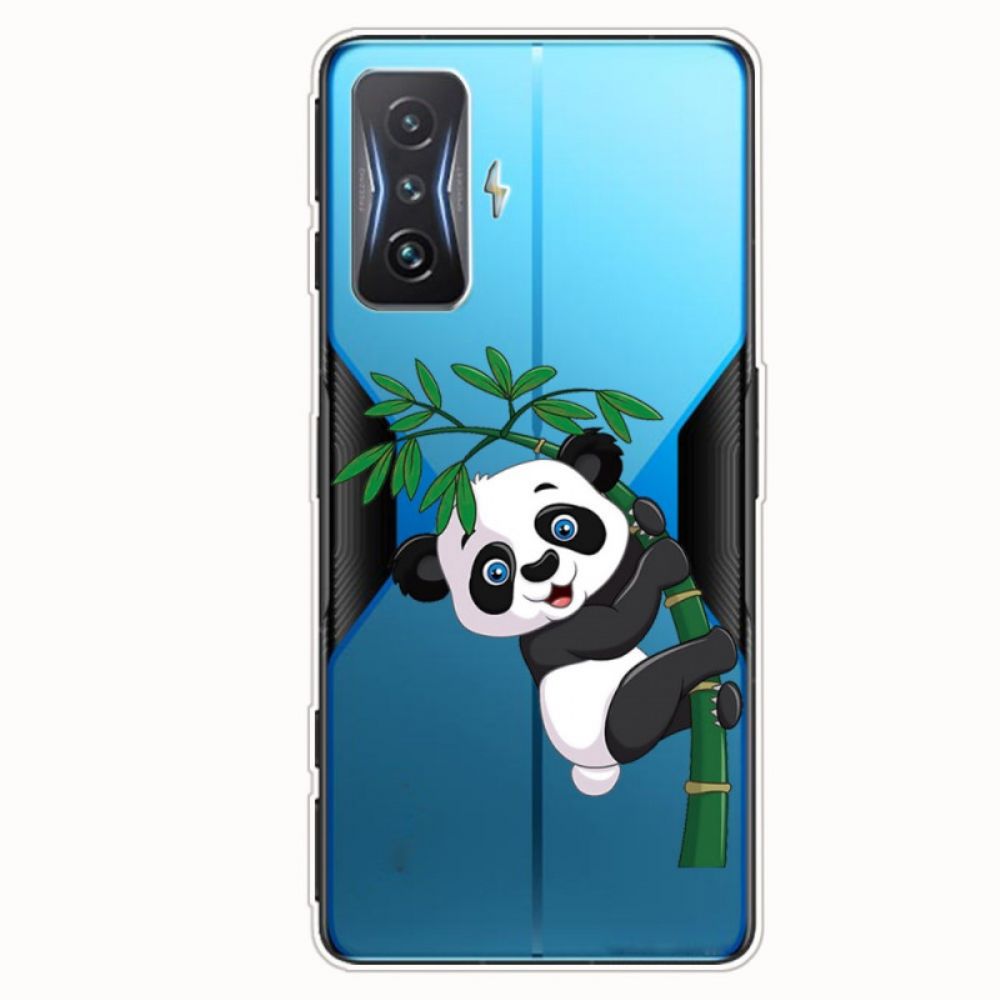 Telefoonhoesje voor Poco F4 GT Panda Op Zijn Bamboe