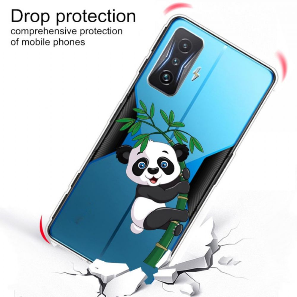 Telefoonhoesje voor Poco F4 GT Panda Op Zijn Bamboe