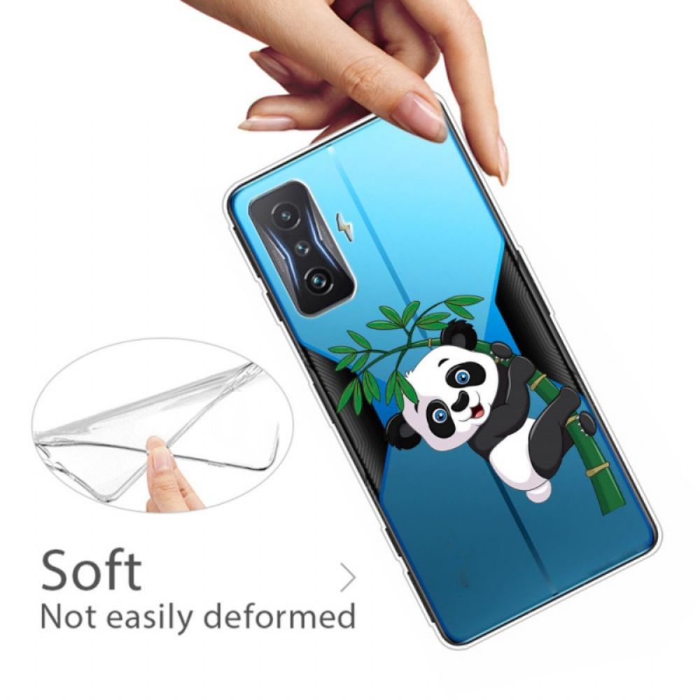 Telefoonhoesje voor Poco F4 GT Panda Op Zijn Bamboe