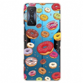 Telefoonhoesje voor Poco F4 GT Transparante Donuts