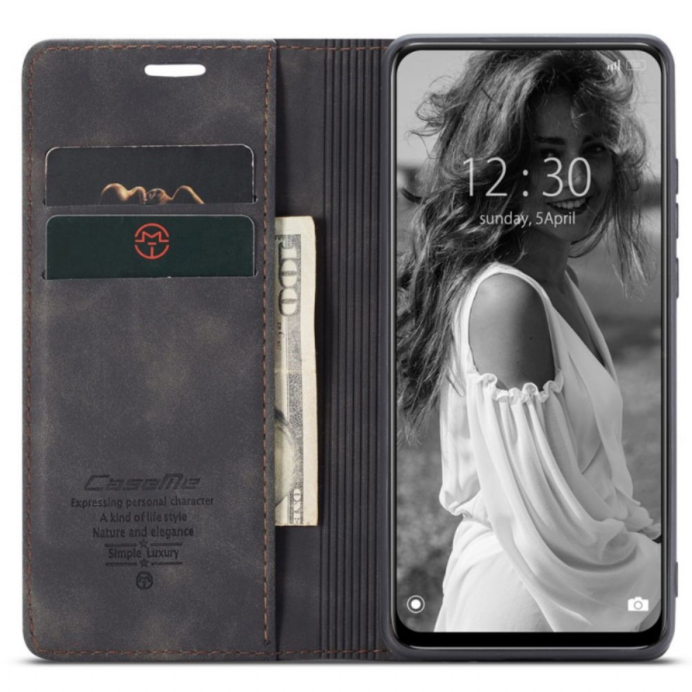 Bescherming Hoesje voor Xiaomi Redmi Note 11 Pro Plus 5G Folio-hoesje Caseme Kunstleer