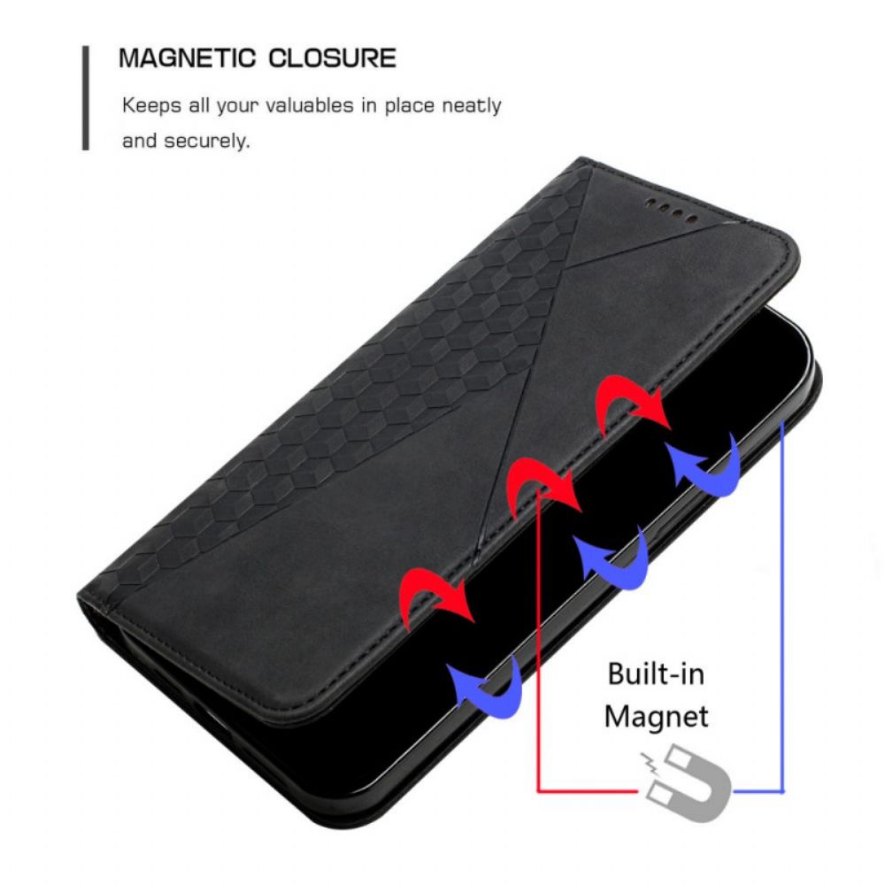 Bescherming Hoesje voor Xiaomi Redmi Note 11 Pro Plus 5G Folio-hoesje Leereffect 3d-patroon