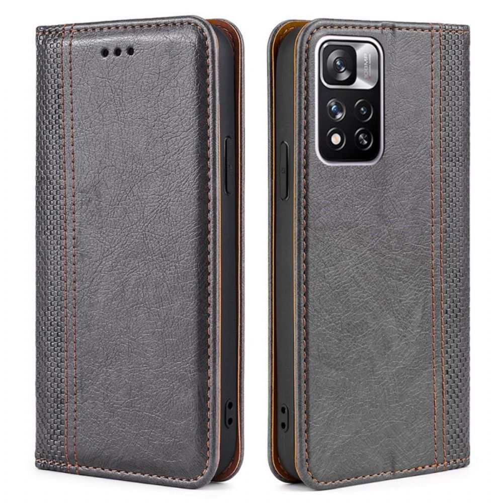 Bescherming Hoesje voor Xiaomi Redmi Note 11 Pro Plus 5G Folio-hoesje Vintage Stijl