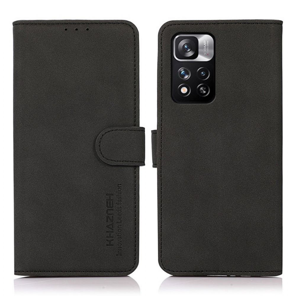 Flip Case voor Xiaomi Redmi Note 11 Pro Plus 5G Khazneh Leereffect