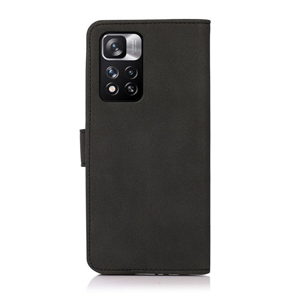 Flip Case voor Xiaomi Redmi Note 11 Pro Plus 5G Khazneh Leereffect