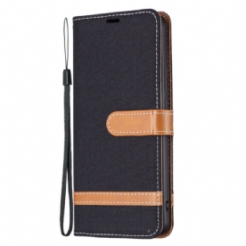 Flip Case voor Xiaomi Redmi Note 11 Pro Plus 5G Met Ketting Band Met Stof En Leereffect