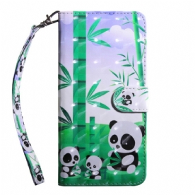 Flip Case voor Xiaomi Redmi Note 11 Pro Plus 5G Panda's