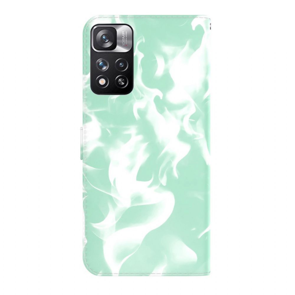 Folio-hoesje voor Xiaomi Redmi Note 11 Pro Plus 5G Abstract Patroon