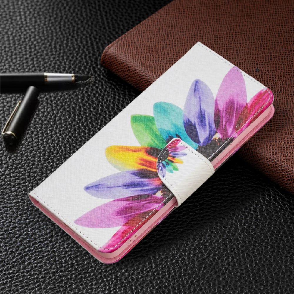 Folio-hoesje voor Xiaomi Redmi Note 11 Pro Plus 5G Aquarel Bloem