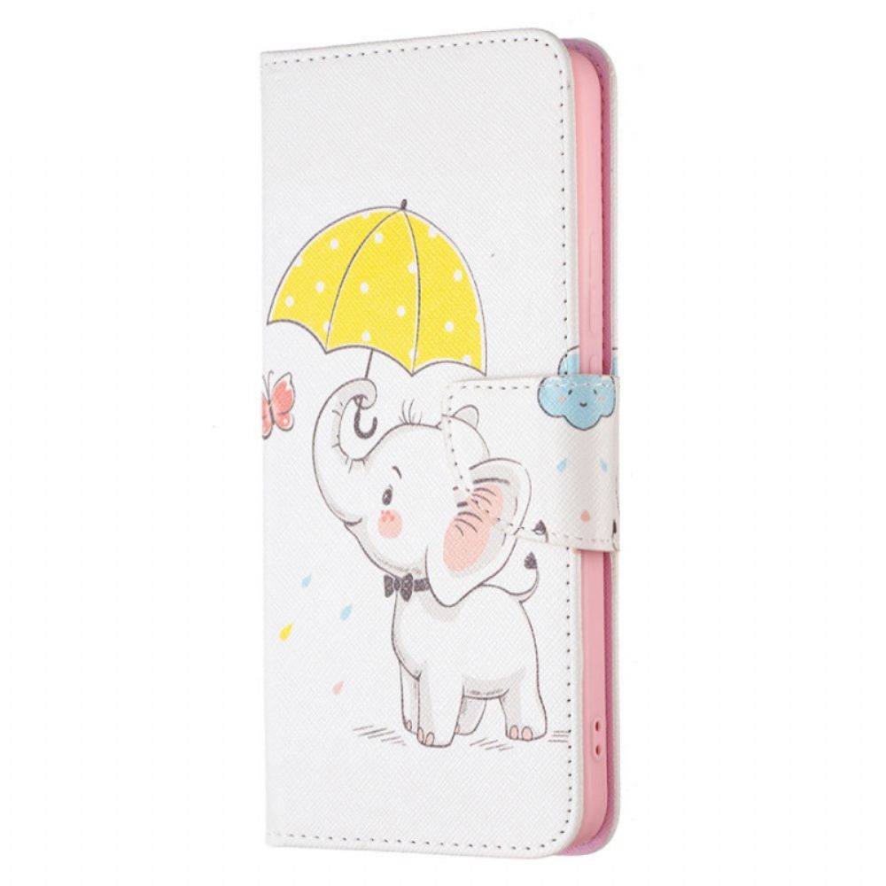 Folio-hoesje voor Xiaomi Redmi Note 11 Pro Plus 5G Babyolifant