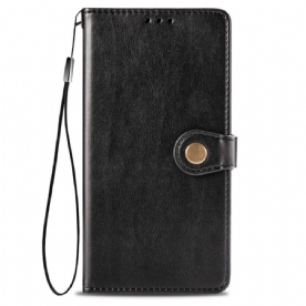 Folio-hoesje voor Xiaomi Redmi Note 11 Pro Plus 5G Faux Leder En Vintage Sluiting