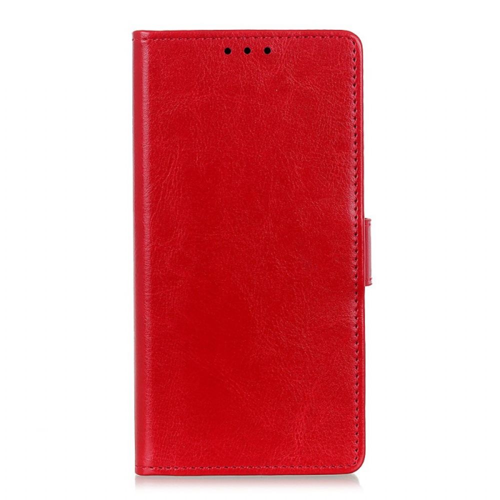 Folio-hoesje voor Xiaomi Redmi Note 11 Pro Plus 5G Glanzend Leereffect