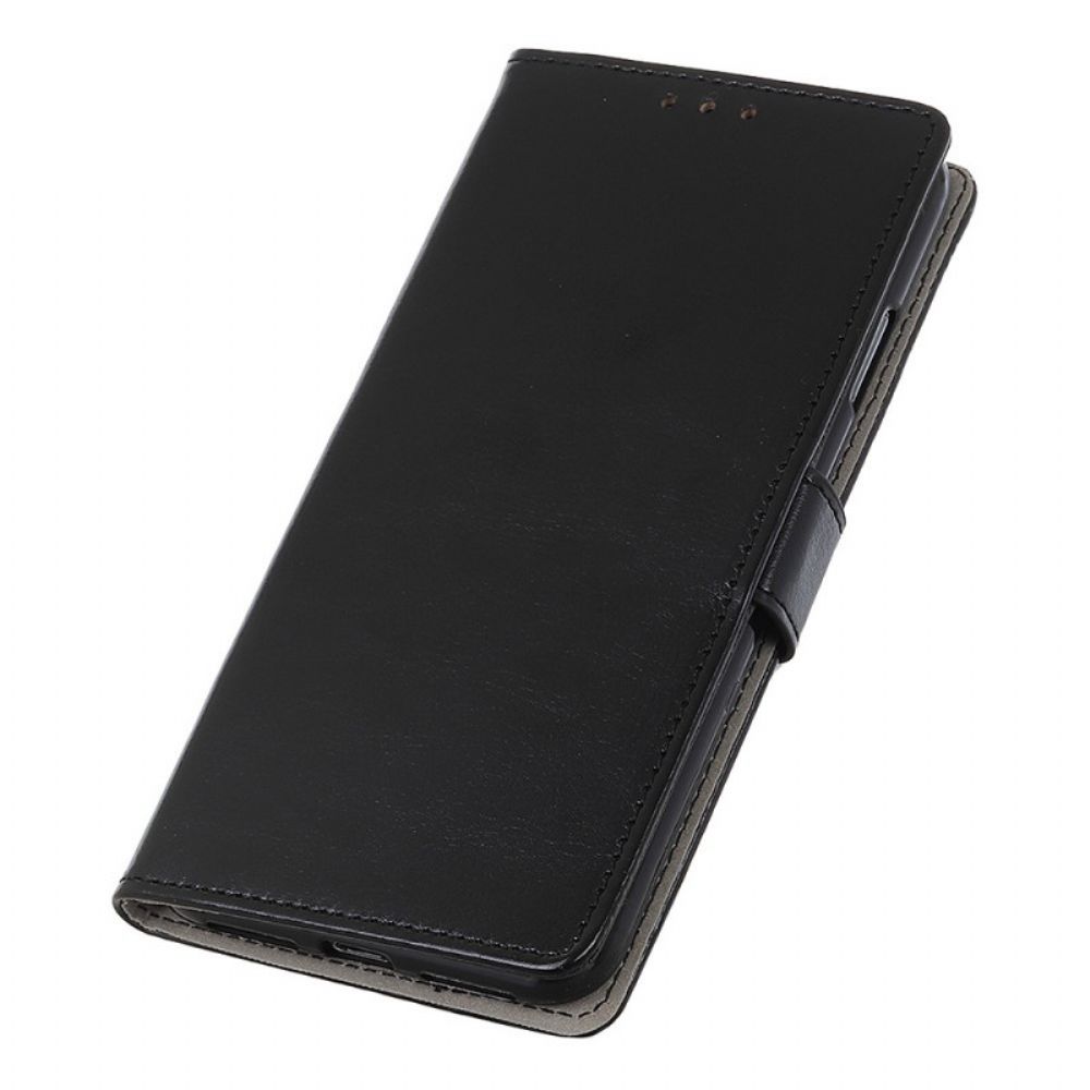 Folio-hoesje voor Xiaomi Redmi Note 11 Pro Plus 5G Glanzend Leereffect