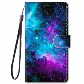 Folio-hoesje voor Xiaomi Redmi Note 11 Pro Plus 5G Kosmische Hemel