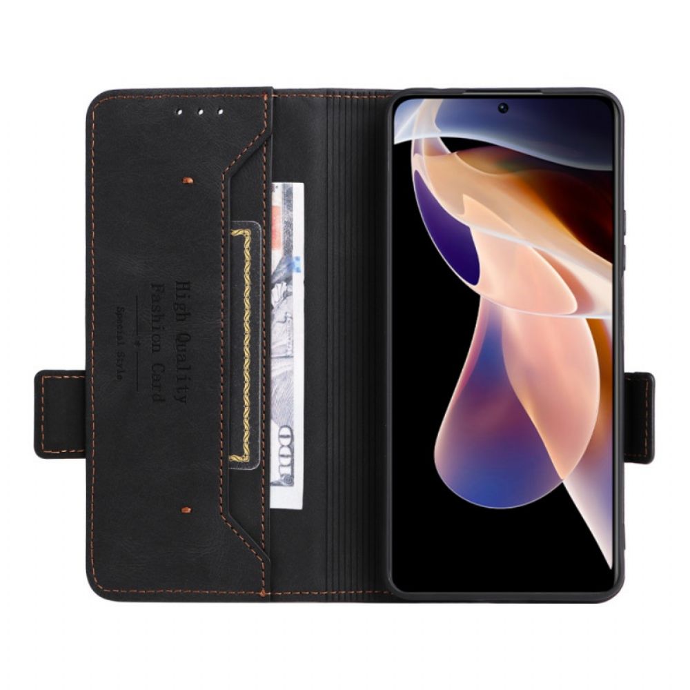 Folio-hoesje voor Xiaomi Redmi Note 11 Pro Plus 5G Leerstijl