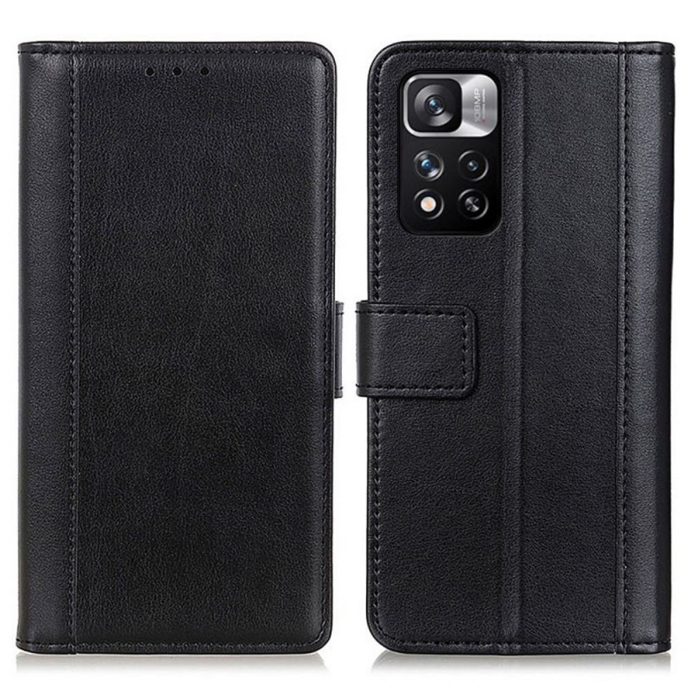 Folio-hoesje voor Xiaomi Redmi Note 11 Pro Plus 5G Leerstijl