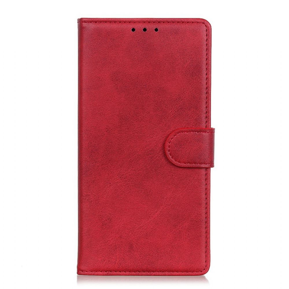 Folio-hoesje voor Xiaomi Redmi Note 11 Pro Plus 5G Mat Leereffect