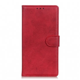 Folio-hoesje voor Xiaomi Redmi Note 11 Pro Plus 5G Mat Leereffect