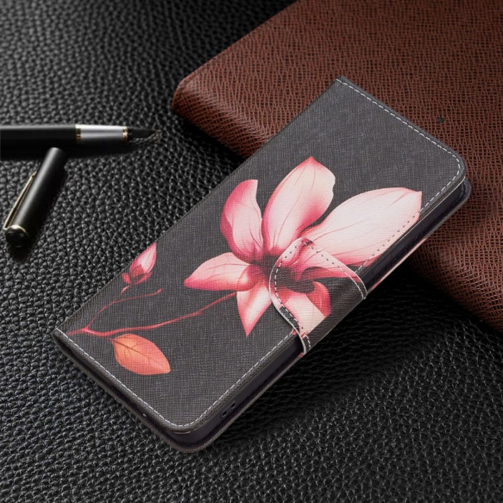 Folio-hoesje voor Xiaomi Redmi Note 11 Pro Plus 5G Roze Bloem