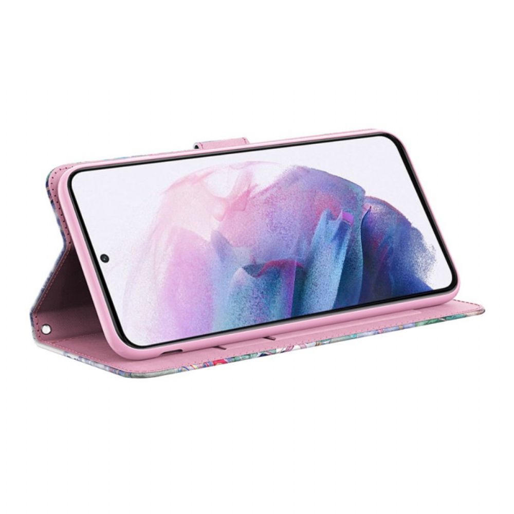 Folio-hoesje voor Xiaomi Redmi Note 11 Pro Plus 5G Roze Boom