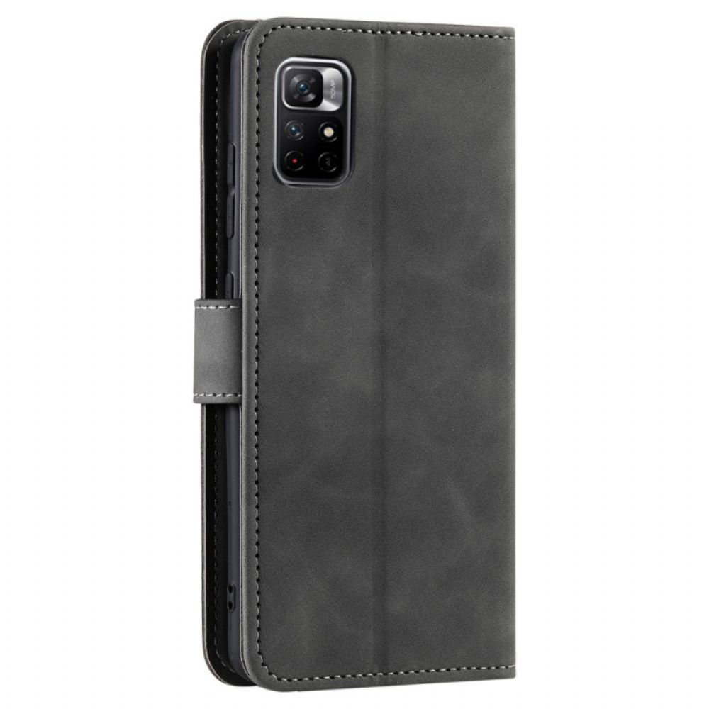 Folio-hoesje voor Xiaomi Redmi Note 11 Pro Plus 5G Skin-touch-naden