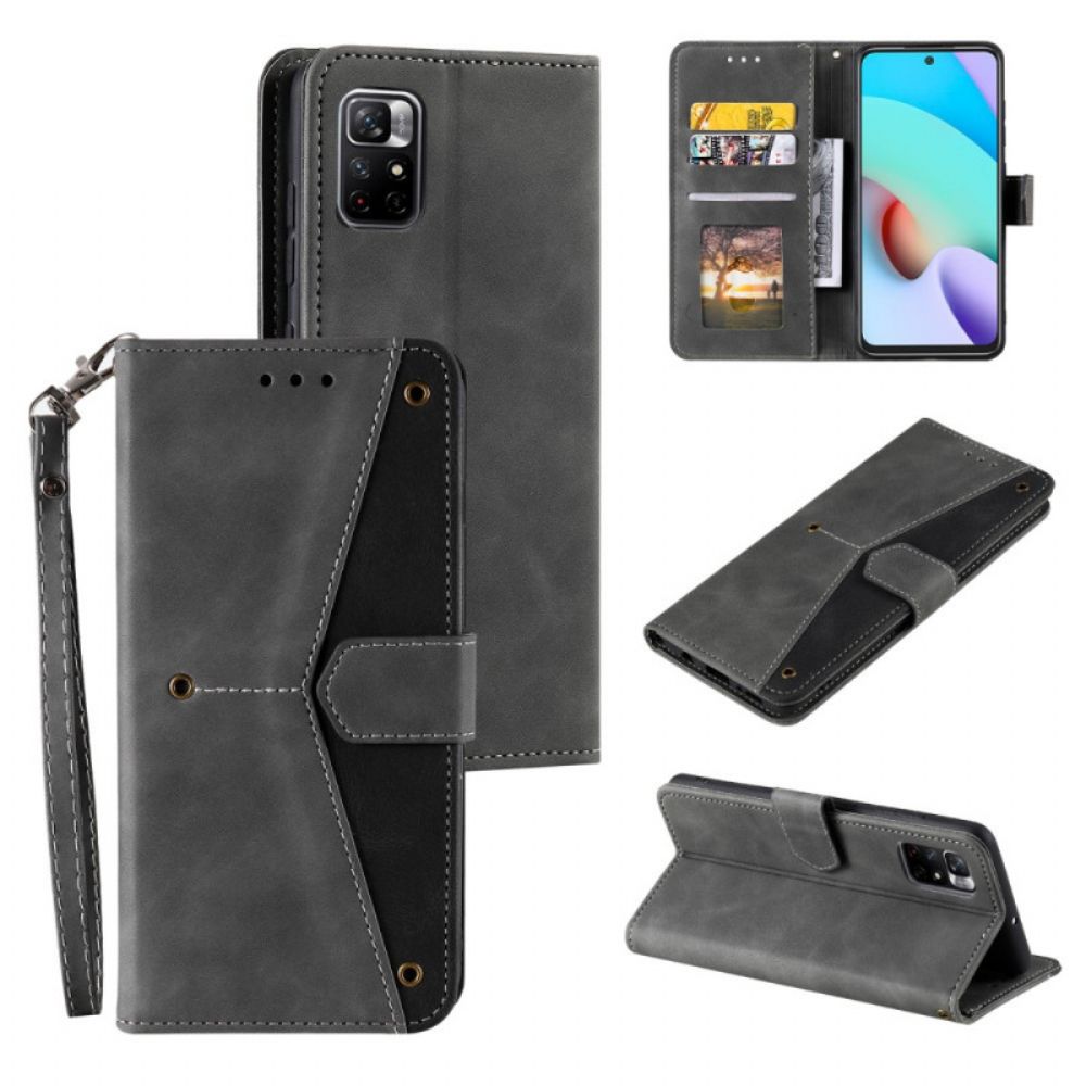 Folio-hoesje voor Xiaomi Redmi Note 11 Pro Plus 5G Skin-touch-naden