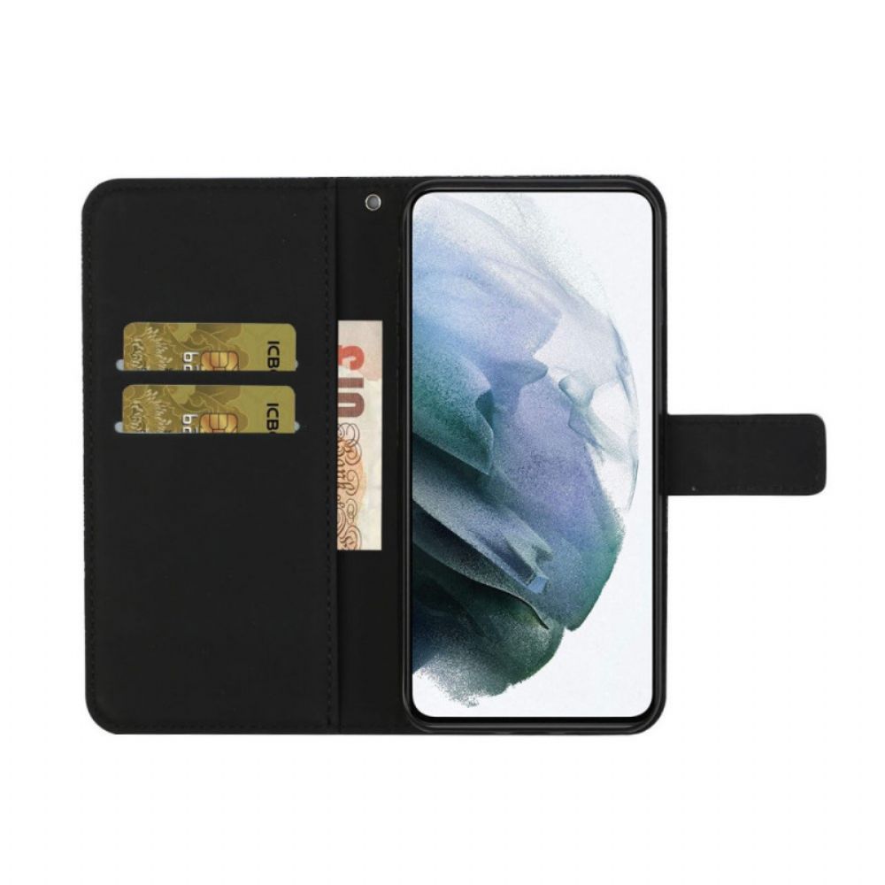 Folio-hoesje voor Xiaomi Redmi Note 11 Pro Plus 5G Tapijtpatroon