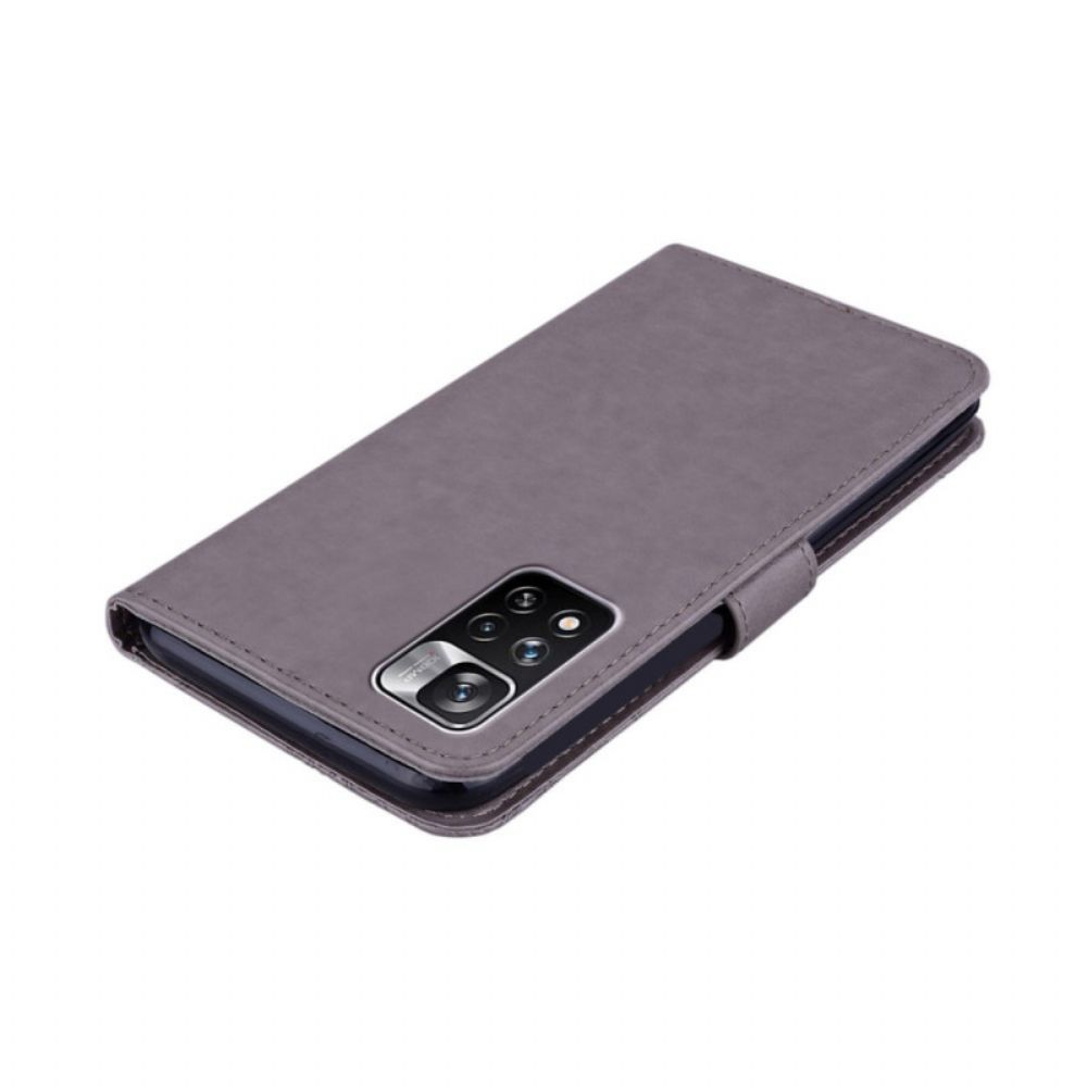 Folio-hoesje voor Xiaomi Redmi Note 11 Pro Plus 5G Uil Mandala