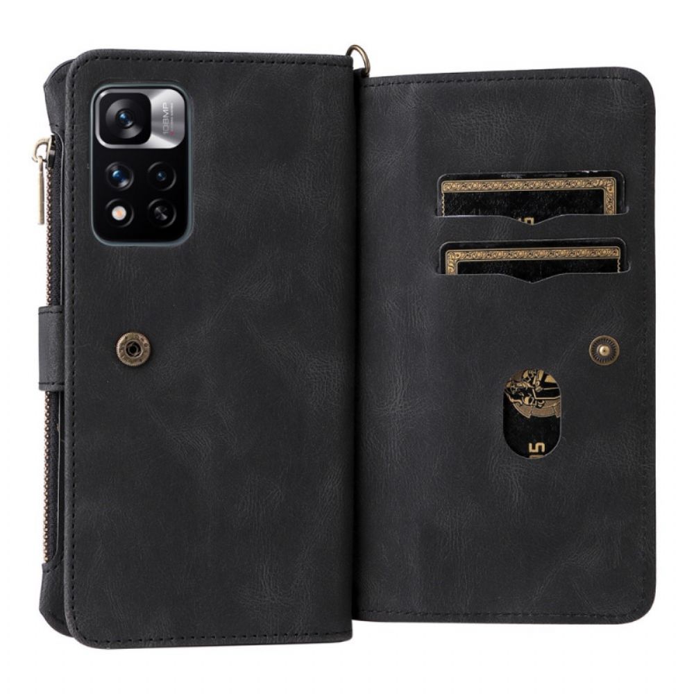 Folio-hoesje voor Xiaomi Redmi Note 11 Pro Plus 5G Vintage Multifunctioneel