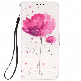 Hoesje Folio-hoesje voor Xiaomi Redmi Note 11 Pro Plus 5G Aquarel Halster