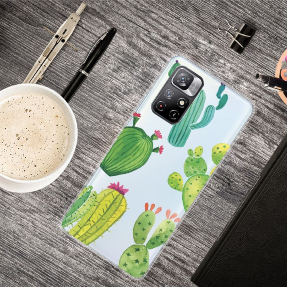 Hoesje voor Xiaomi Redmi Note 11 Pro Plus 5G Cactus Aquarel