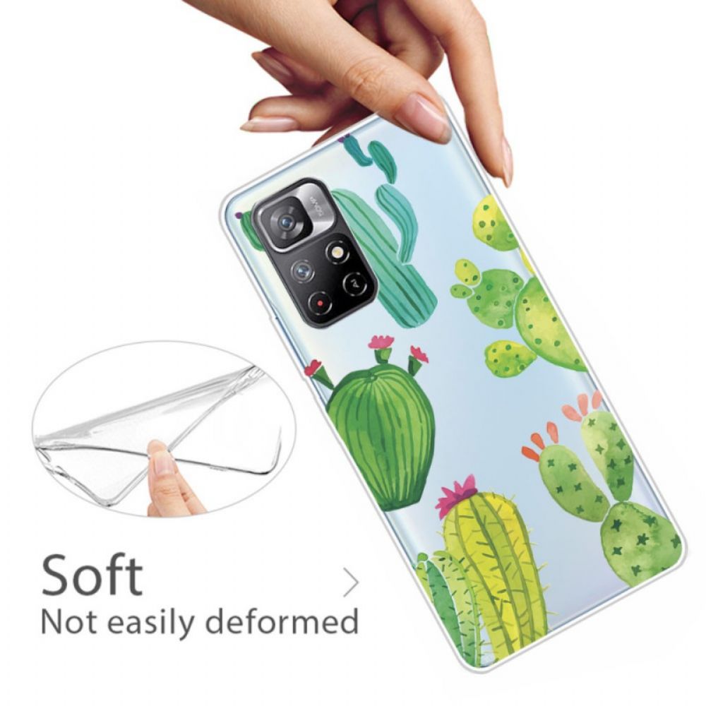 Hoesje voor Xiaomi Redmi Note 11 Pro Plus 5G Cactus Aquarel