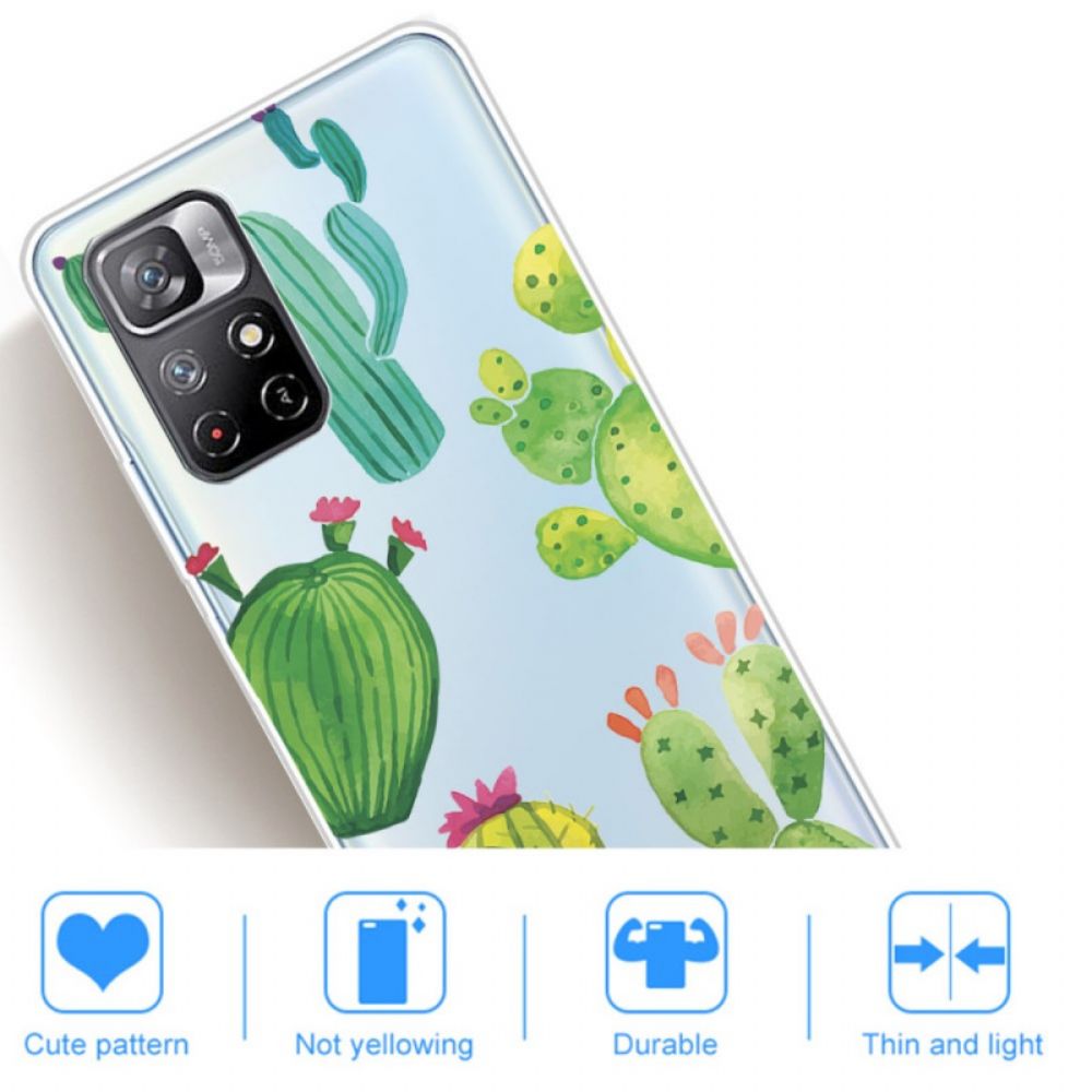 Hoesje voor Xiaomi Redmi Note 11 Pro Plus 5G Cactus Aquarel