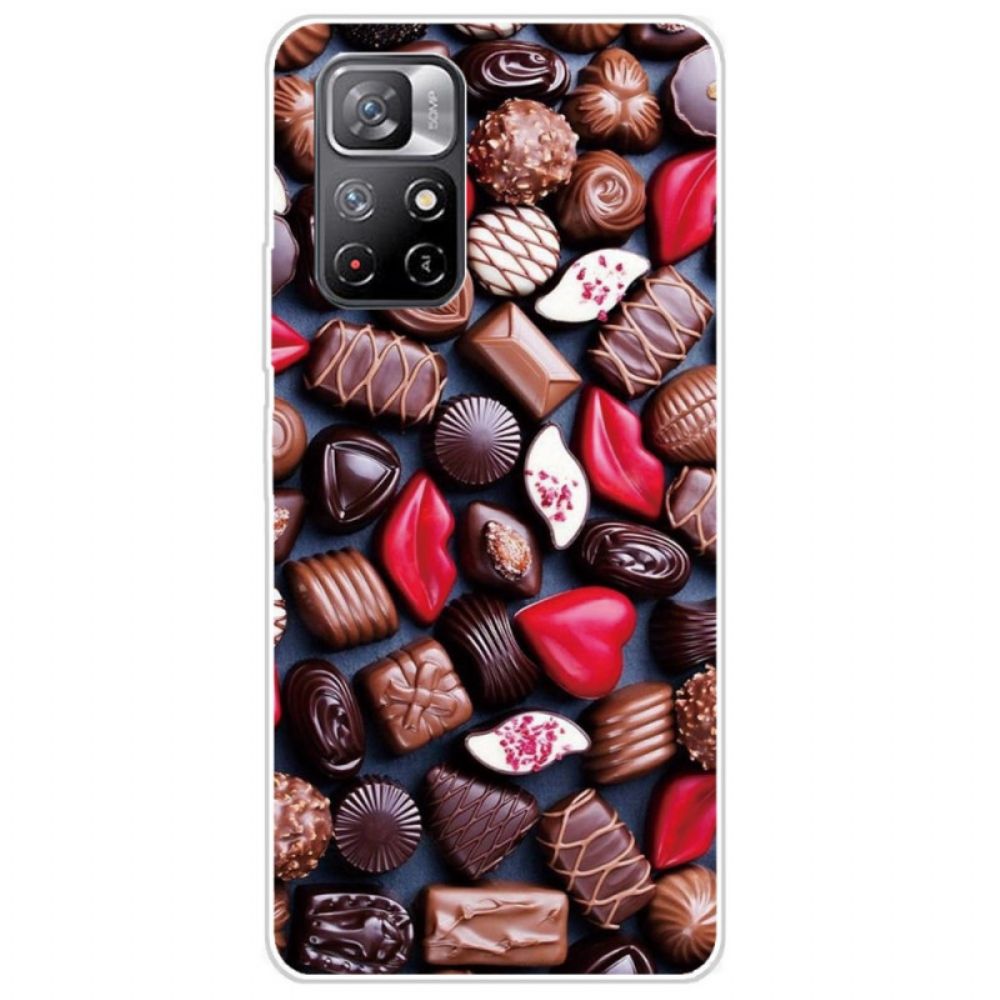 Hoesje voor Xiaomi Redmi Note 11 Pro Plus 5G Chocoladeslang