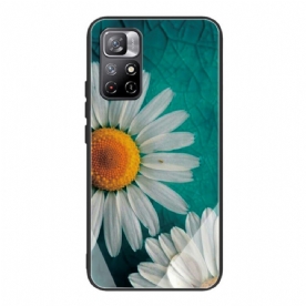 Hoesje voor Xiaomi Redmi Note 11 Pro Plus 5G Daisy Gehard Glas